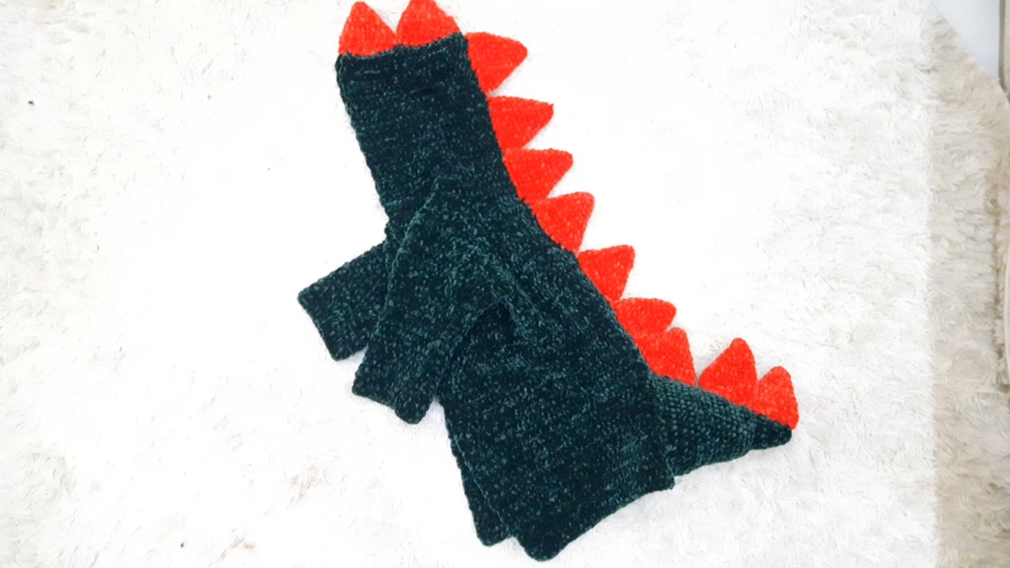 Dinosaur Crochet Vest Pattern PDF + Video Tutorial
